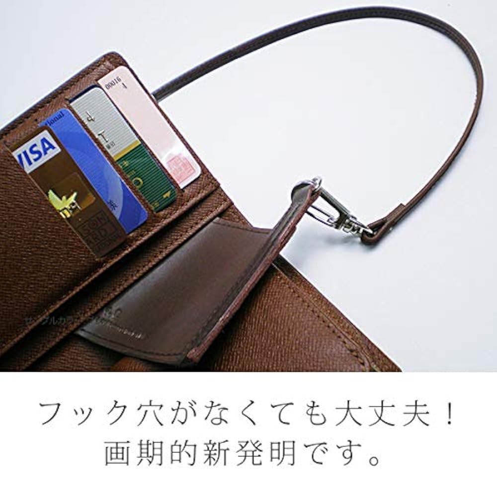 チェーンウォレット lenさん 同型同色 本革 新品 Lサイズ】ウォレットチェーン 付きウォレットカード【本革